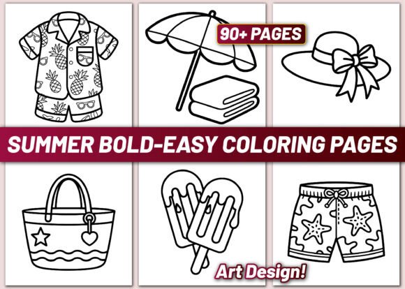 90 Bold and Easy Summer Coloring Pages: Redefining Creative Relaxation for Professionals and Creators