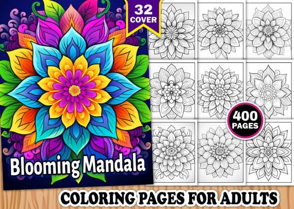 Adults Blooming Mandala Coloring Book: A Creative and Profitable Opportunity for Entrepreneurs
