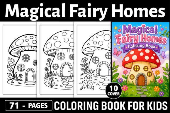Fairy House Coloring Pages for Kids: A Complete Guide to Creating Your Own KDP Interior