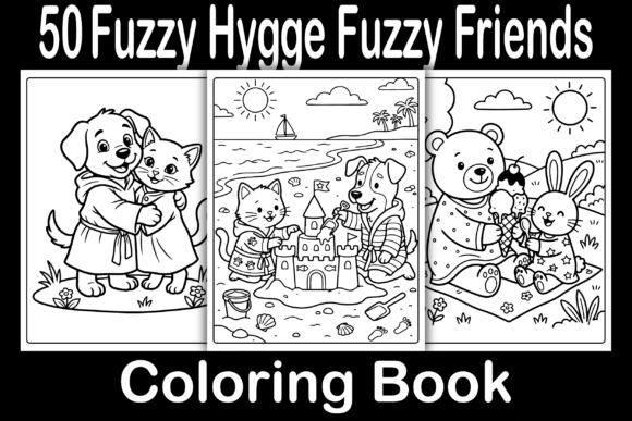 Fuzzy Hygge Fuzzy Friends Coloring Book: Evaluating a Commercial Asset for Creators