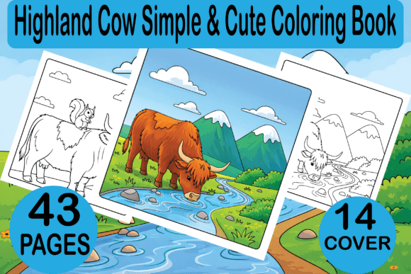 Highland Cow Simple Cute Coloring Book: A Practical Look at Format, Audience, and Creative Use