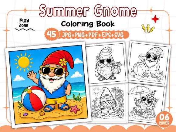 Summer Gnome Coloring Book for Kids: A Practical Evaluation for Self-Publishers