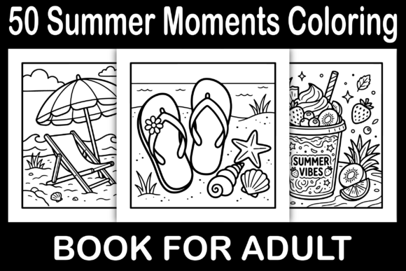 Summer Moments Coloring Pages for Every Creator