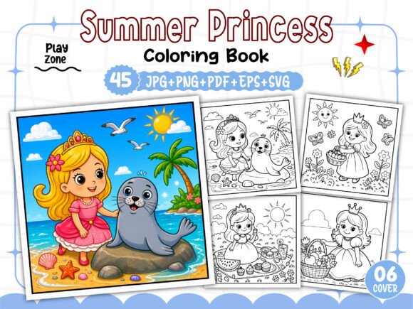 Summer Princess Coloring Book for Kids: A Strategic Tool for Creative Growth and Brand Engagement