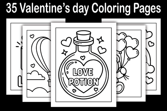 Valentine's Day Coloring Pages for Adults